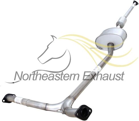 Northeastern Exhaust | Stainless Steel Exhaust Resonator Pipe Compatible for 1999-2003 Acura TL 3.2L | Free Clamps and Gaskets Included | Automotive Replacement Part in Saudi Arabia
