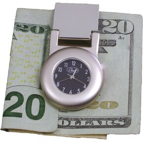 "Financier" Money Clip with Clock in Saudi Arabia