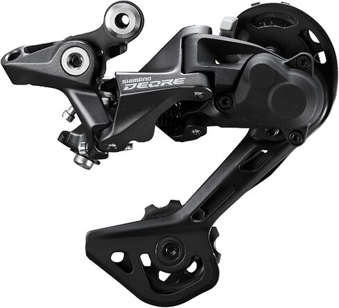 شيمانو، ERDM5120SGS Deore Deore M5120 derailleur الخلفي، 10/11 سرعة، Shadow+، قفص طويل SGS، أسود in Saudi Arabia
