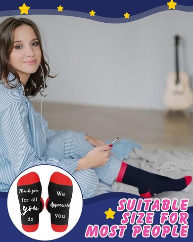 24 PCS موظف هدايا شكرا لكم على كل ما تفعل الجوارب مفاتيح المفاتيح الفولاذ المقاوم للصدأ لفريق زميل العمل في الموظفين in Kuwait