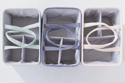 Diaper Caddy, Diaper Organizer or Storage, Nursery Storage and Car Organizer, A Baby Gift Registry, Baby Shower Must Haves Essential for Baby in Corduroy Material - MINT COLOR in Saudi Arabia