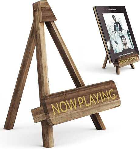 Nihome الآن يلعب Retro Wood Vinyl Record ، ديكور منزلي عرض فينيل ، منظم متعدد الوظائف للألبومات والسجلات والمجلات والصور (1pc) in Saudi Arabia