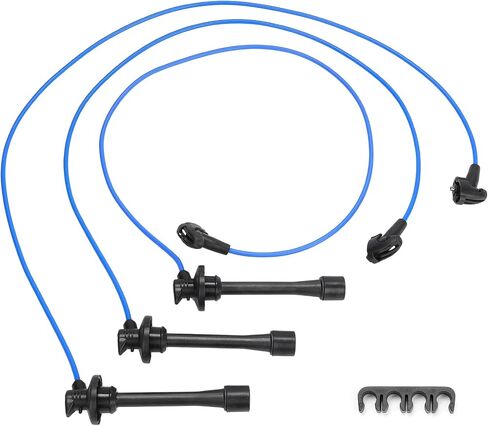JDMON 5mm Spark Plug Wire Set Compatible with Toyota Avalon Camry Sienna Solara V6 3.0L 1996-2003 Replacement for 671-6183 6716183 7783 19037-20011 1903720011 19037-20010 1903720010 in Saudi Arabia