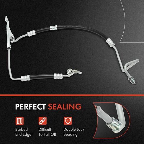 مجموعة خط خرطوم ضغط خراطيم التوجيه A-premium متوافق مع RAM Promaster 1500 ، Promaster 2500 ، Promaster 3500 ، 2014 ، 3.0L ، مع O-Ring & Washer ، Pump to Gear/Rack Pinion in Saudi Arabia