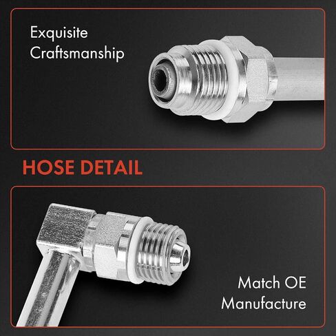 A-Premium Power Steering Hose Pressure Line Hose Assembly Compatible with Ford F-250 F-350 F-450 F-550 Super Duty 1999-2004 Excursion 2000-2004 V10 6.8L in Saudi Arabia