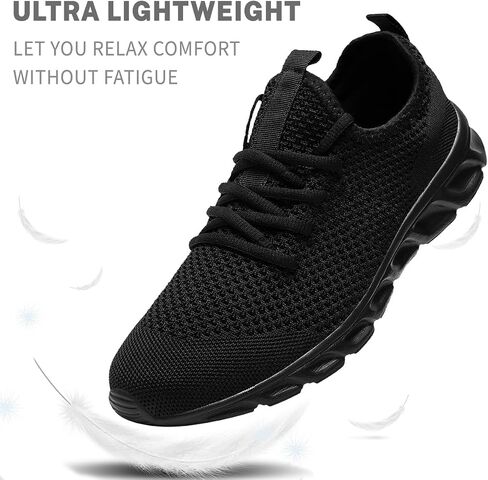 Men's Running Shoes Slip On Walking Comfortable Tennis Breathable Non Slip Athletic Gym Workout Cross Training Fashion Sneakers in Saudi Arabia