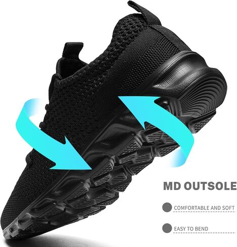Men's Running Shoes Slip On Walking Comfortable Tennis Breathable Non Slip Athletic Gym Workout Cross Training Fashion Sneakers in Saudi Arabia