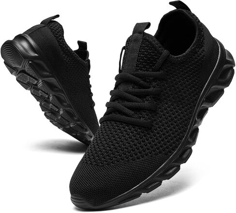 Men's Running Shoes Slip On Walking Comfortable Tennis Breathable Non Slip Athletic Gym Workout Cross Training Fashion Sneakers in Saudi Arabia