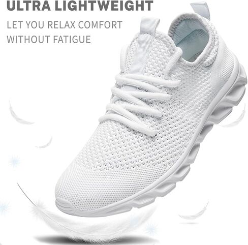 Men's Running Shoes Slip On Walking Comfortable Tennis Breathable Non Slip Athletic Gym Workout Cross Training Fashion Sneakers in Saudi Arabia