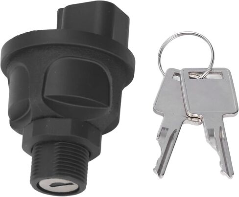 Loader Ignition Switch Replacement with 2 Keys Heavy Duty ABS Metal Alloy Construction OE Numbers 6693245 6709527 307852A1 714602 Fit for Loaders Excavators in Saudi Arabia
