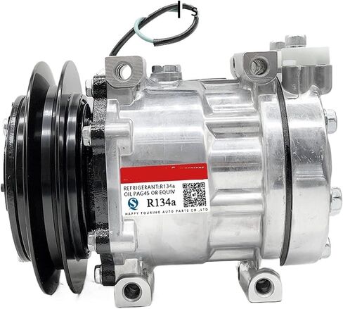 SD7H13 7H13 AC Compressor,Compatible With Komatsu WA320 Kobelco SK130 SK250 SK330 YX91V00001F2 CM104104 509-3991 423-S62-4330 TDKR151350S in Saudi Arabia