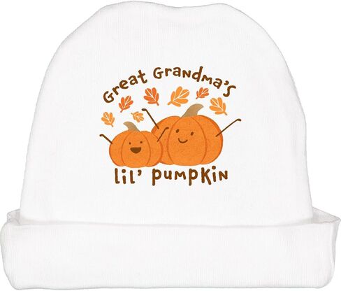 inktastic Great Grandma's Lil' Pumpkin Baby Beanie Hat in Saudi Arabia
