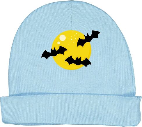 inktastic Halloween Bat, Black Bat, Moon, Trick or Treat, Boo Baby Beanie Hat in Saudi Arabia