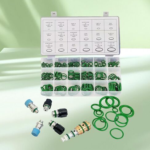 Rubber o Ring Kit 270 قطعة متري تشكيلة لاستبدال إصلاح صنبور السباكة مع صندوق التخزين in Saudi Arabia