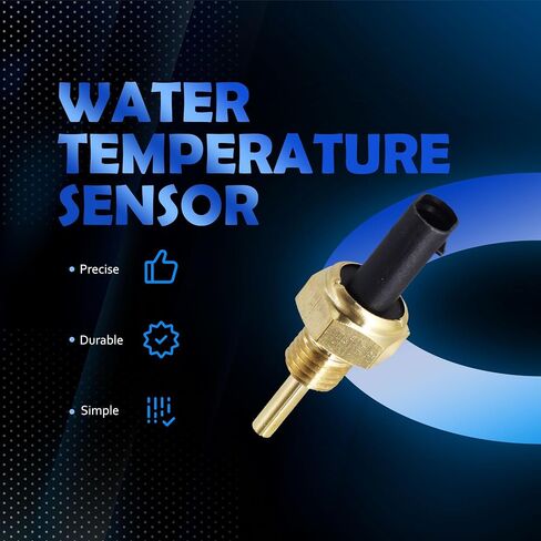 HiSport Engine Coolant Temperature Sensor - Compatible with Cadillac CT5 CT6 Escalade Chevrolet Camaro Corvettle Cruze GMC Sierra 1500 2500 3500 Terrain Replaces 25186240 in Saudi Arabia