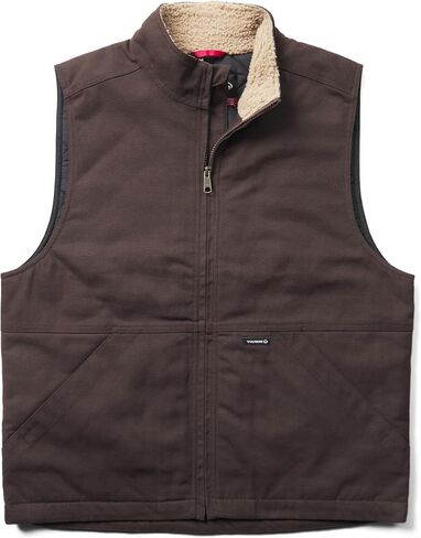 Wolverine Mens Jaxon Sherpa Collar Canvas Vest in Saudi Arabia