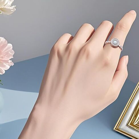 DAOCHONG Urn Ring for Ashes 925 Sterling Silver Infinity Urn Ring Heart Shape Hold Loved Ones Ashes Forever In My Heart Keepsake Locket Rings Ash Memorial Keepsake Cremation Jewelry Rings Gifts for in Saudi Arabia