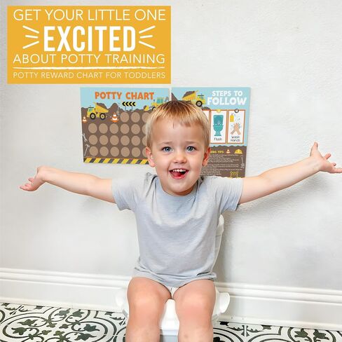 Potty Training Chart for Boys with Fun Reward Stickers – Potty Sticker Chart for Kids Potty Training, Potty Training Chart for Toddlers Boys, Potty Chart for Boys, Sticker Chart for Potty Success in Saudi Arabia