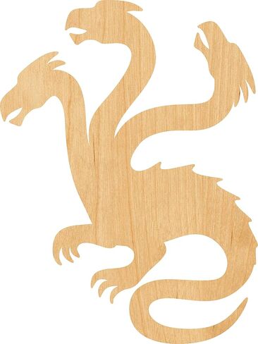 Hydra Laser Cut Out Wood Shape Craft Supply - 4 Inch in Saudi Arabia