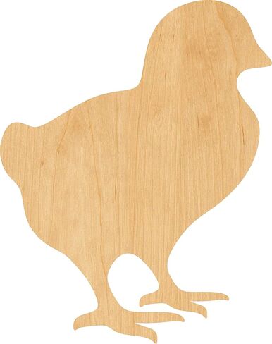 Baby Chick Laser Cut Out Wood Shape Craft Supply - 2" in Saudi Arabia