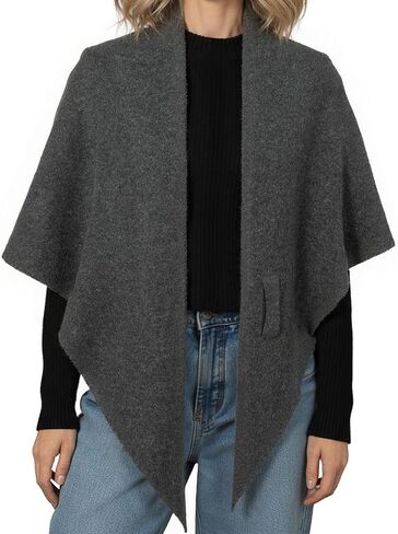 Riiqiichy Shawl Wrap Women Pashmina Triangle Cape Sweater Sweater وشاح لفريق الخريف الشتاء أزياء أزياء in Kuwait