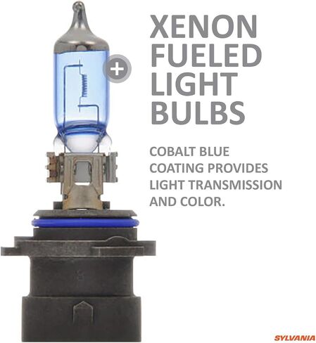SYLVANIA - 9005XS (HB3A) SilverStar zXe High Performance Halogen Headlight Bulb - Bright White Light Output, HID Attitude, Xenon Fueled Technology (Contains 2 Bulbs) in Saudi Arabia