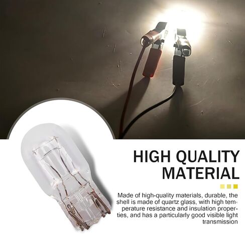 10 PCS T10 Car Brake Lights, T10 168 192 12V 5WDouble-wire Vehicle Turn Signal Tail Light Replacements, Universal Waterproof Automotive Lighting Accessories for Truck SUV Car (White Light) in Saudi Arabia