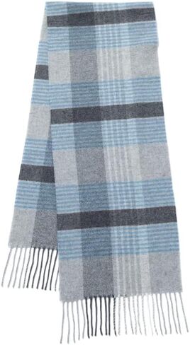 GreaterGood Ukrainian Merino Wool and Cashmere Plaid Scarf Fair Trade Luxuriously Soft Unisex Winter Handcrafted Artisan Gift in Saudi Arabia
