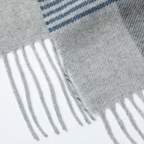 GreaterGood Ukrainian Merino Wool and Cashmere Plaid Scarf Fair Trade Luxuriously Soft Unisex Winter Handcrafted Artisan Gift in Saudi Arabia