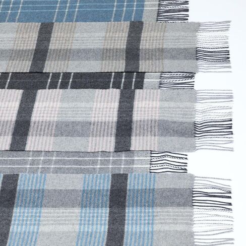 GreaterGood Ukrainian Merino Wool and Cashmere Plaid Scarf Fair Trade Luxuriously Soft Unisex Winter Handcrafted Artisan Gift in Saudi Arabia