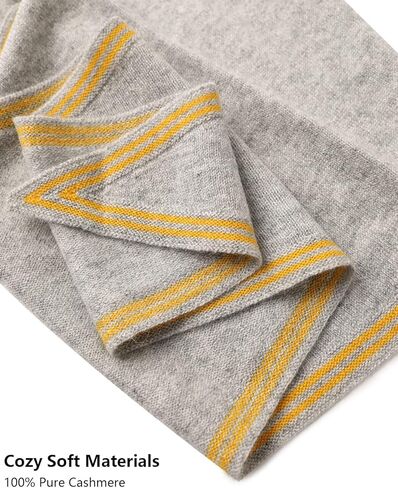 100% Cashmere Diamond-Shaped Small Neck Scarf, Super Soft Warm Knitted Neckerchief for Women Girls, Spring Autumn Versatile Triangle Scarf Short Knit Collar Scarves for All Seasons, Best Gift White in Saudi Arabia