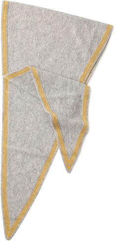 100% Cashmere Diamond-Shaped Small Neck Scarf, Super Soft Warm Knitted Neckerchief for Women Girls, Spring Autumn Versatile Triangle Scarf Short Knit Collar Scarves for All Seasons, Best Gift White in Saudi Arabia