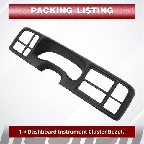 Hecasa Dashboard 1.5 DIN Radio متوافق مع 1999-2002 Chevy Chevrolet Silverado Suburban Tahoe GMC Sierra Cluster Cluster Grey in Saudi Arabia
