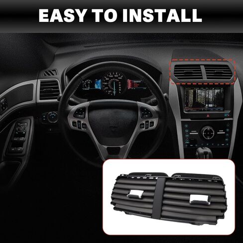 USTAR Center Dashboard Air Outlet Louver A/C Heater Vent Compatible with Ford Explorer 2011-2015, Police Interceptor Utility Base 2013-2015 Replace# BB5Z-19893-AD BB5Z-19893-AA in Saudi Arabia