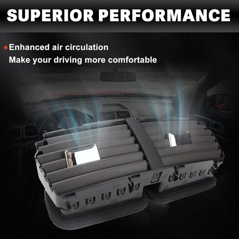USTAR Center Dashboard Air Outlet Louver A/C Heater Vent Compatible with Ford Explorer 2011-2015, Police Interceptor Utility Base 2013-2015 Replace# BB5Z-19893-AD BB5Z-19893-AA in Saudi Arabia