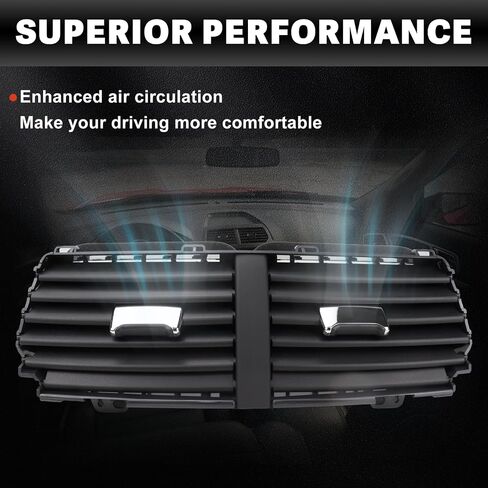 USTAR Center Dashboard Air Outlet Louver A/C Heater Vent Compatible with Ford Explorer 2011-2015, Police Interceptor Utility Base 2013-2015 Replace# BB5Z-19893-AD BB5Z-19893-AA in Saudi Arabia