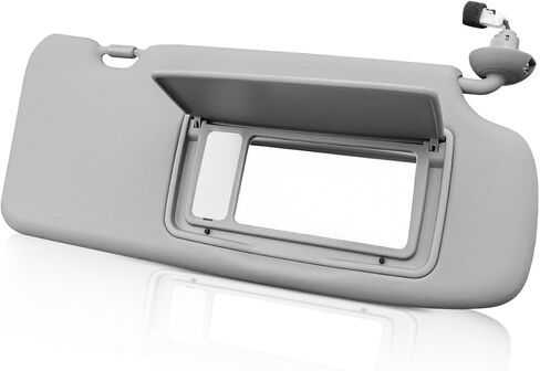 سائق الجانب الأيسر Sun Visor Fit لـ Honda Pilot 2009 2010 2011 2012 2013 2014 2015 استبدل 83280-SZA-A01ZA ، مع مرآة الماكياج وضوء الغرور ، الرمادي in Saudi Arabia