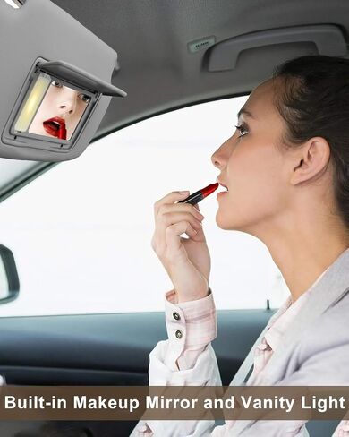 سائق الجانب الأيسر Sun Visor Fit لـ Honda Pilot 2009 2010 2011 2012 2013 2014 2015 استبدل 83280-SZA-A01ZA ، مع مرآة الماكياج وضوء الغرور ، الرمادي in Saudi Arabia