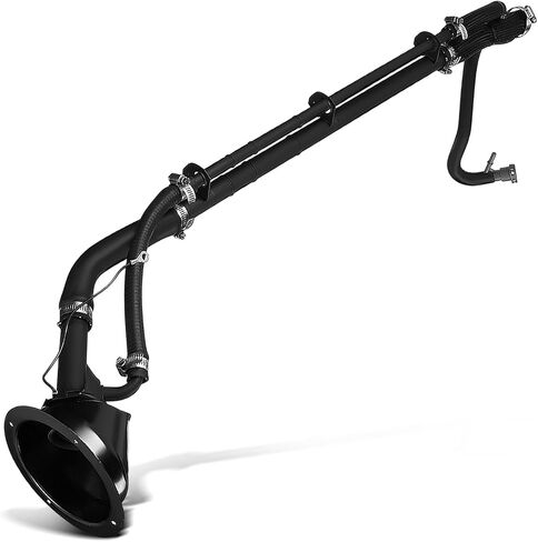 A-Premium Fuel Tank Filler Neck Pipe Hose Compatible with Chevrolet Silverado 3500 HD & GMC Sierra 3500 HD, 2012 2013 2014 2015 2016, 6.0L, with Dual Tanks in Saudi Arabia