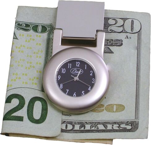 "Financier" Money Clip with Clock in Saudi Arabia