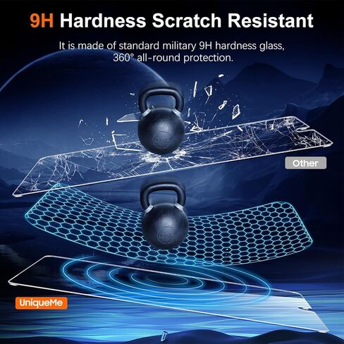 UniqueMe for Google Pixel 8 Pro Screen Protector, [Not Glass] Support Fingerprint Unlock [Alignment Frame] 7H Hardness Full Coverage Screen Bubble Free Case Friendly 6.7 inch - 2 Pack Transparent in Saudi Arabia