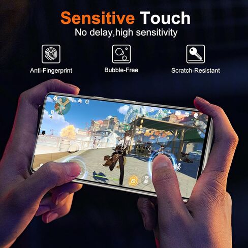 UniqueMe for Google Pixel 8 Pro Screen Protector, [Not Glass] Support Fingerprint Unlock [Alignment Frame] 7H Hardness Full Coverage Screen Bubble Free Case Friendly 6.7 inch - 2 Pack Transparent in Saudi Arabia