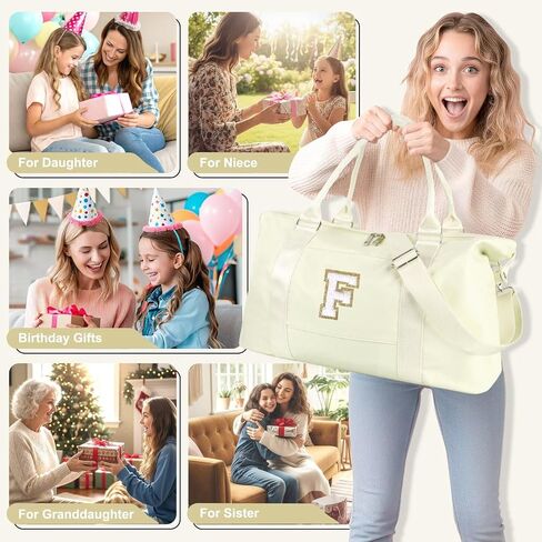 حقيبة Duffel Duffel Dance Gym for Teen Girls ، حقيبة سفر مبدئية مخصصة للسفر الأسبوعية ، CANTY CARME ON LAM FOR WOME ، حقيبة هدايا السفر الرياضية ، هدايا عيد الميلاد monogram لـ Tween Preppy (Pink-A) in Kuwait