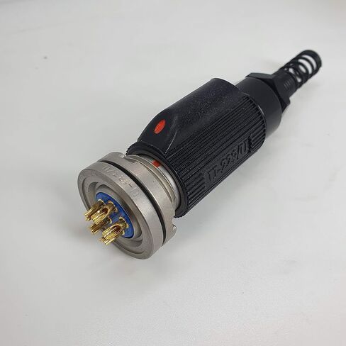 Military Audio Connector U-329/U (Injection Body) &U-283/U 1Set(MIL-C-55116, 6Pin Male&Female for PRC-148,152) 164-183-6, 164-229-6-4, Without Cable [Made in Korea] in Saudi Arabia