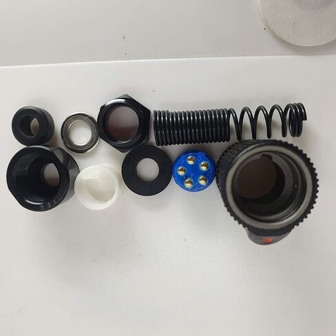 Military Audio Connector U-329/U (Injection Body) &U-283/U 1Set(MIL-C-55116, 6Pin Male&Female for PRC-148,152) 164-183-6, 164-229-6-4, Without Cable [Made in Korea] in Saudi Arabia