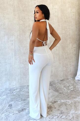 ملابس الحفلات للنساء مثير 2 قطعة مطاطية الرقبة الرقبة Backless Sexy Club ملابس للنساء Clubwear 2025 in Kuwait