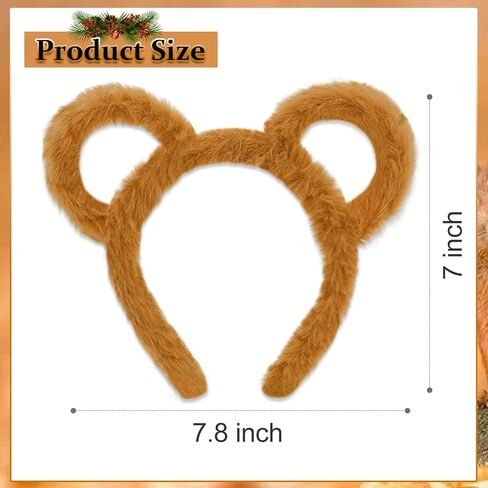 Chipmunk Ears Headband,Chipmunk Ears Costume for Halloween Cosplay Party Accessories in Saudi Arabia