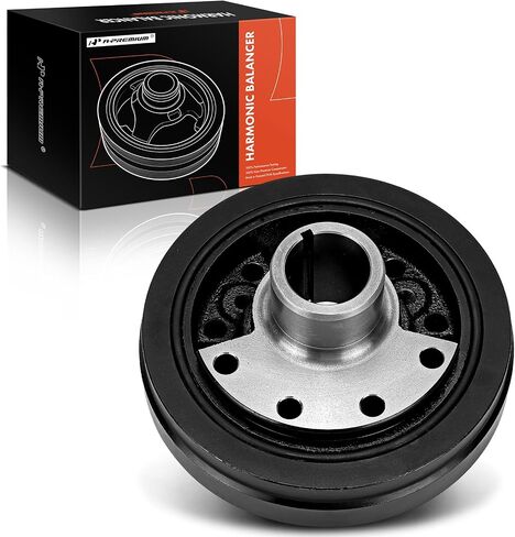 A-Premium Engine Harmonic Ballecer Pulley متوافق مع Ford Mustang ، E-100 E-200 E-300 Econoline ، Bronco ، Country Sedan Squire ، Custom 500 ، Fairlane ، Falcon ، Torino & Mercury Comet ، Montego ، Cougar in Saudi Arabia