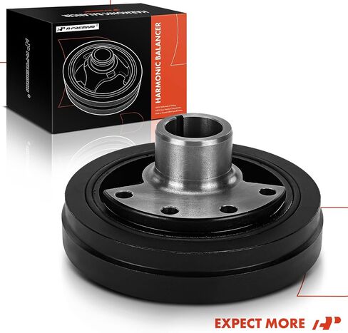 A-Premium Engine Harmonic Ballecer Pulley متوافق مع Ford Mustang ، E-100 E-200 E-300 Econoline ، Bronco ، Country Sedan Squire ، Custom 500 ، Fairlane ، Falcon ، Torino & Mercury Comet ، Montego ، Cougar in Saudi Arabia