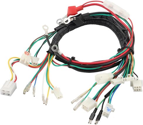 WOOSTAR Wire Harness Assembly Replacement for 4 Stroke 50cc 70cc 90cc 110cc 125cc Chinese ATV 4 Wheeler Quad Dirt Pit Bike Go Kart Buggy in Saudi Arabia